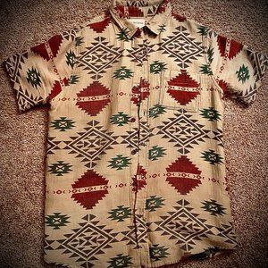 Short Sleeve Casual Button Down